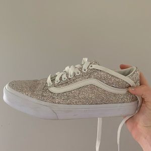 Chunky Gold Glitter Vans